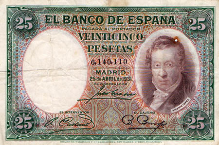 25 Pesetas