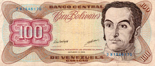 100 Bolivares