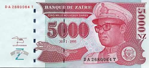 5000 Nouveaux Zaires